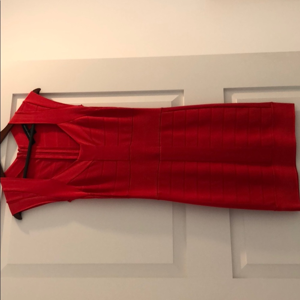Red dress from French Connection